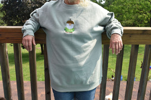 Guardian Gnome Embroidered Sweatshirt