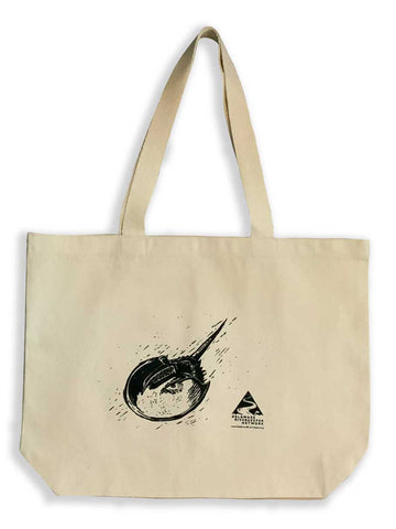 In Person Horseshoe Crab Canvas Tote