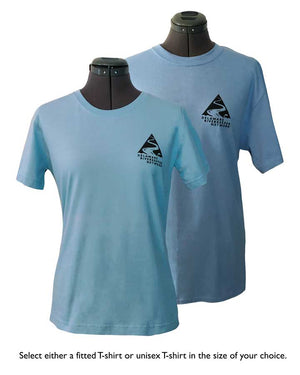 In  Person Light Blue DRN Logo T-shirt