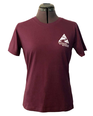 Plum DRN Logo Fitted T-Shirt